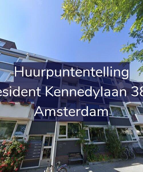 Foto gevel Huurpuntentelling voor President Kennedylaan 38-4, Amsterdam