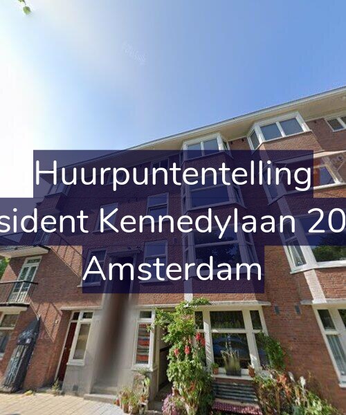 Foto gevel Huurpuntentelling voor President Kennedylaan 204-2, Amsterdam