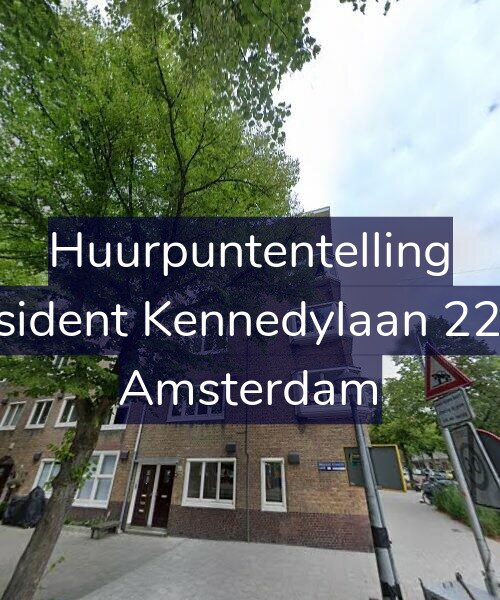 Foto gevel Huurpuntentelling voor President Kennedylaan 220-1, Amsterdam