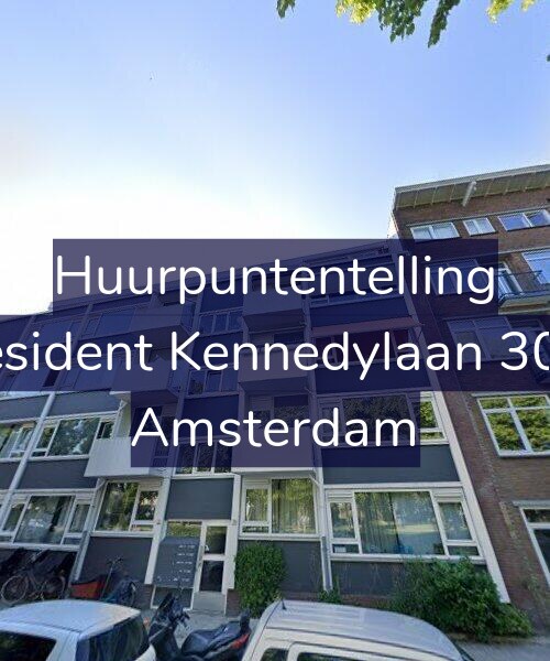 Foto gevel Huurpuntentelling voor President Kennedylaan 30-H, Amsterdam