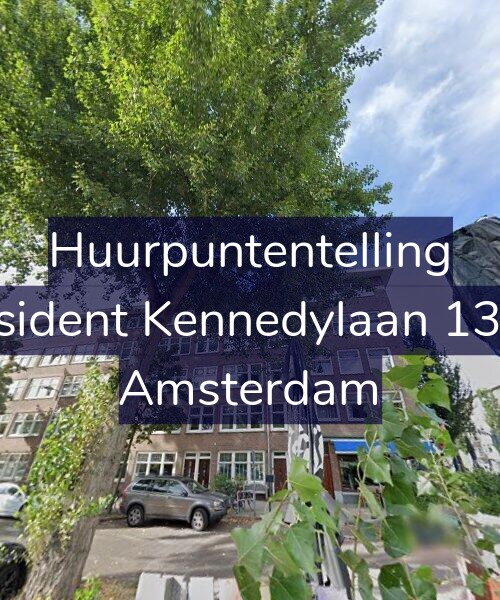 Foto gevel Huurpuntentelling voor President Kennedylaan 132-1, Amsterdam