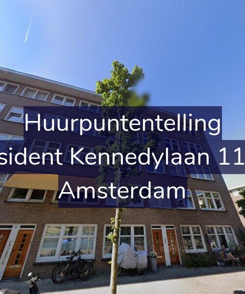 Foto gevel Huurpuntentelling voor President Kennedylaan 118-3, Amsterdam