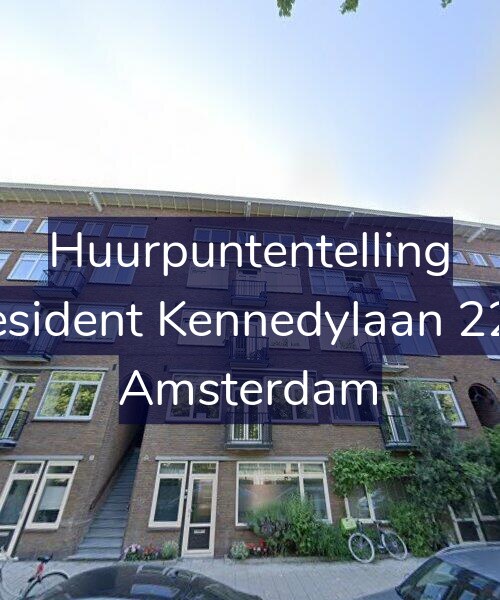 Foto gevel Huurpuntentelling voor President Kennedylaan 22-2, Amsterdam