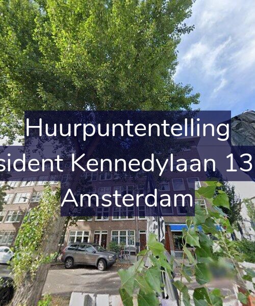 Foto gevel Huurpuntentelling voor President Kennedylaan 132-H, Amsterdam