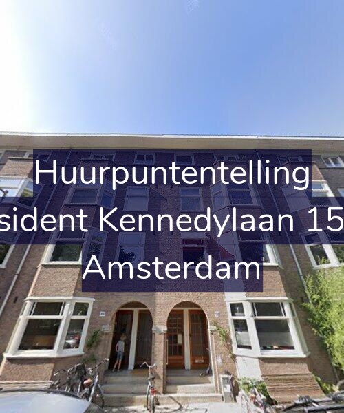Foto gevel Huurpuntentelling voor President Kennedylaan 158-1, Amsterdam