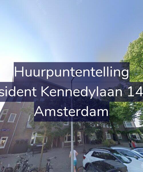 Foto gevel Huurpuntentelling voor President Kennedylaan 148-2, Amsterdam