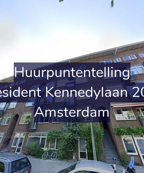 Foto gevel Huurpuntentelling voor President Kennedylaan 20-2, Amsterdam