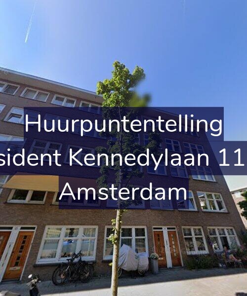 Foto gevel Huurpuntentelling voor President Kennedylaan 118-H, Amsterdam