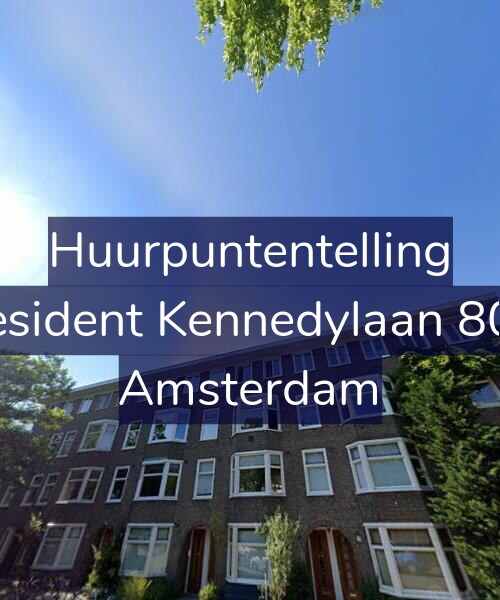 Foto gevel Huurpuntentelling voor President Kennedylaan 80-2, Amsterdam