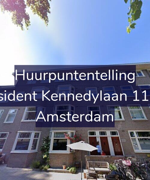 Foto gevel Huurpuntentelling voor President Kennedylaan 112-H, Amsterdam