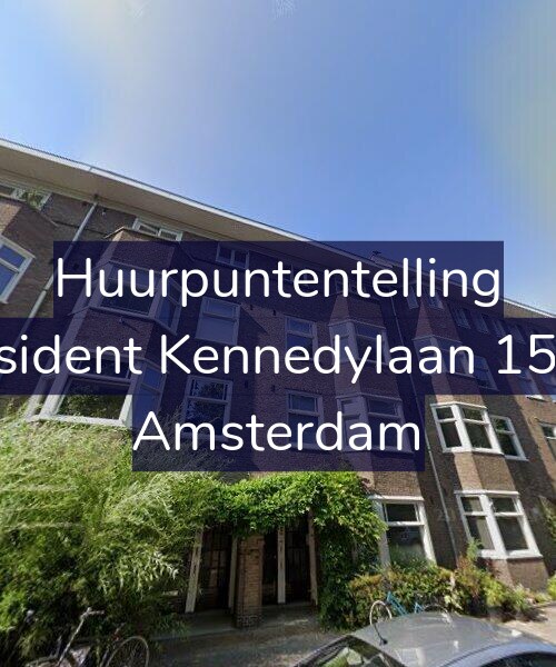 Foto gevel Huurpuntentelling voor President Kennedylaan 154-1, Amsterdam
