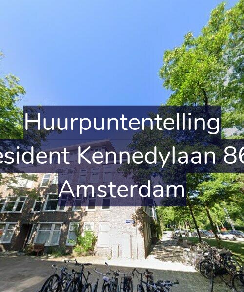 Foto gevel Huurpuntentelling voor President Kennedylaan 86-2, Amsterdam