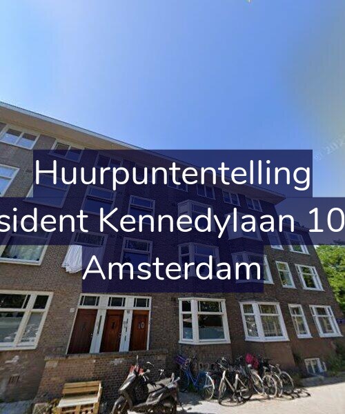 Foto gevel Huurpuntentelling voor President Kennedylaan 106-1, Amsterdam