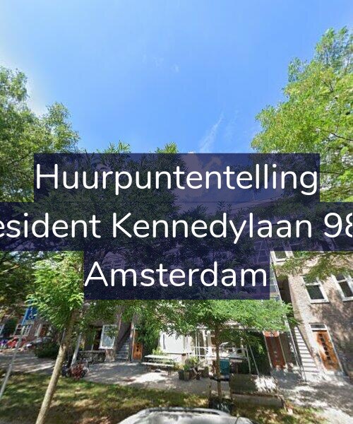 Foto gevel Huurpuntentelling voor President Kennedylaan 98-2, Amsterdam