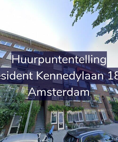 Foto gevel Huurpuntentelling voor President Kennedylaan 18-H, Amsterdam