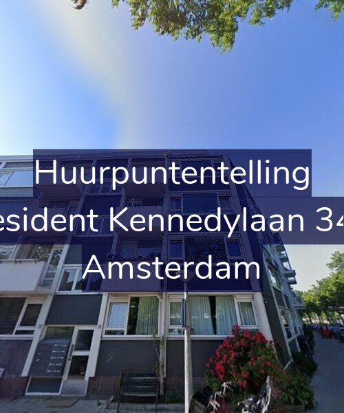 Foto gevel Huurpuntentelling voor President Kennedylaan 34-2, Amsterdam