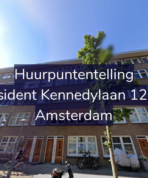 Foto gevel Huurpuntentelling voor President Kennedylaan 120-H, Amsterdam
