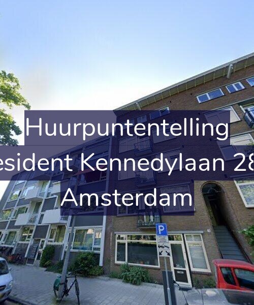 Foto gevel Huurpuntentelling voor President Kennedylaan 28-1, Amsterdam