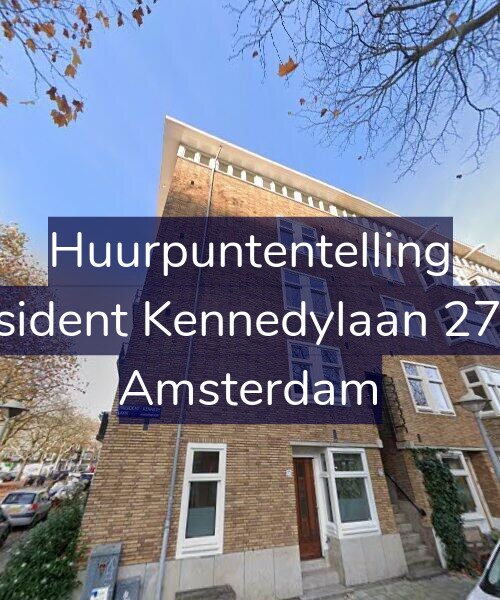Foto gevel Huurpuntentelling voor President Kennedylaan 272-4, Amsterdam