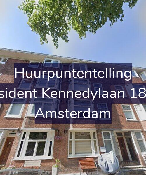 Foto gevel Huurpuntentelling voor President Kennedylaan 180-2, Amsterdam