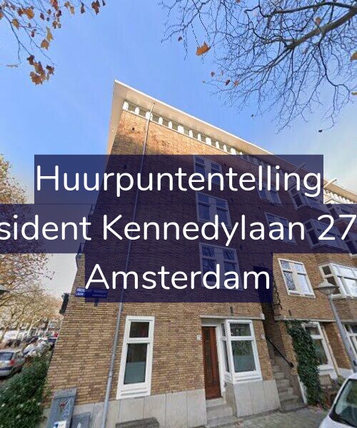 Foto gevel Huurpuntentelling voor President Kennedylaan 272-2, Amsterdam