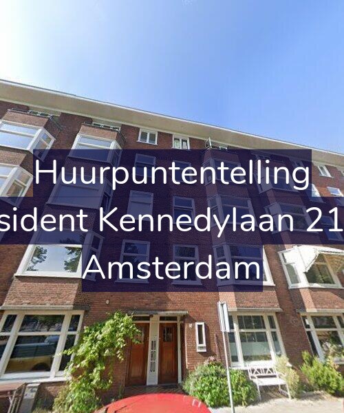 Foto gevel Huurpuntentelling voor President Kennedylaan 214-1, Amsterdam