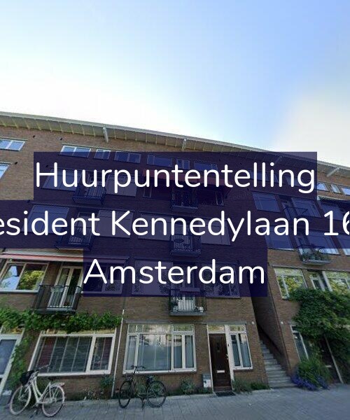 Foto gevel Huurpuntentelling voor President Kennedylaan 16-1, Amsterdam