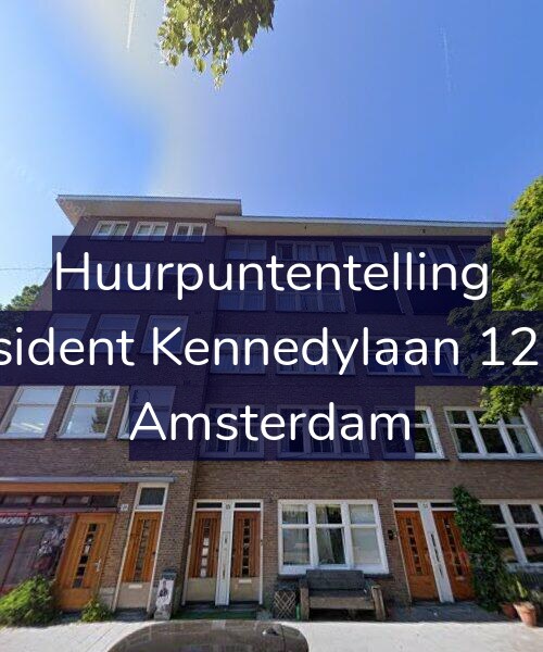 Foto gevel Huurpuntentelling voor President Kennedylaan 126-H, Amsterdam