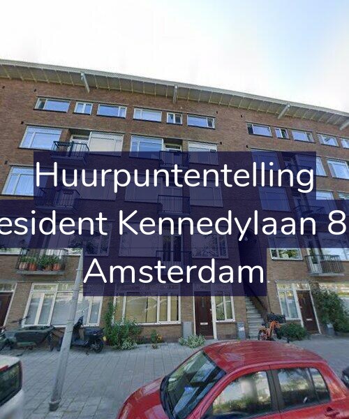 Foto gevel Huurpuntentelling voor President Kennedylaan 8-H, Amsterdam