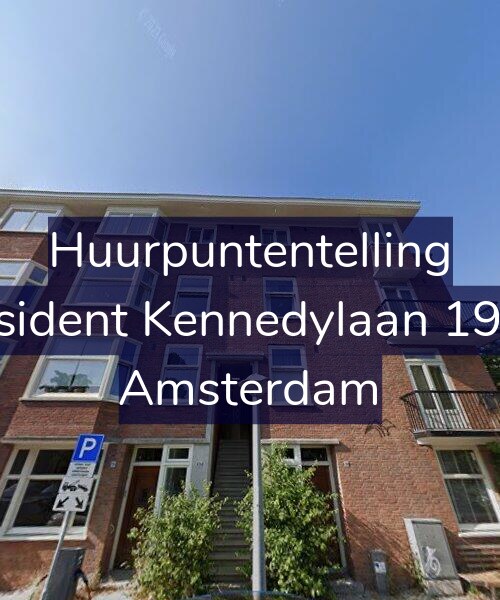 Foto gevel Huurpuntentelling voor President Kennedylaan 192-1, Amsterdam
