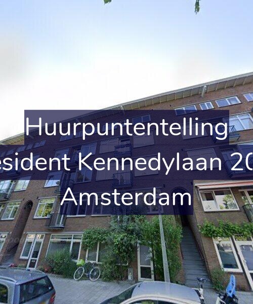 Foto gevel Huurpuntentelling voor President Kennedylaan 20-H, Amsterdam