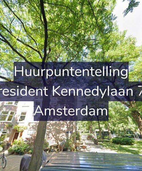 Foto gevel Huurpuntentelling voor President Kennedylaan 70, Amsterdam