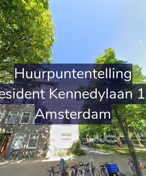 Foto gevel Huurpuntentelling voor President Kennedylaan 102, Amsterdam