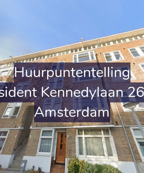 Foto gevel Huurpuntentelling voor President Kennedylaan 262-4, Amsterdam