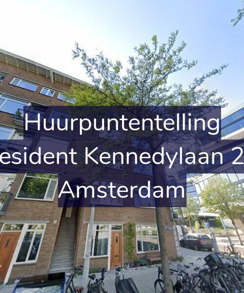 Foto gevel Huurpuntentelling voor President Kennedylaan 2-1, Amsterdam