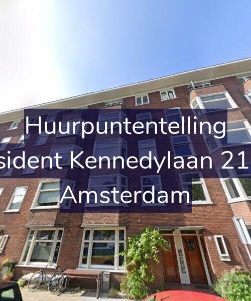 Foto gevel Huurpuntentelling voor President Kennedylaan 216-H, Amsterdam