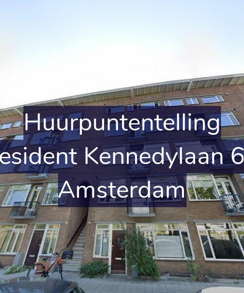 Foto gevel Huurpuntentelling voor President Kennedylaan 6-1, Amsterdam