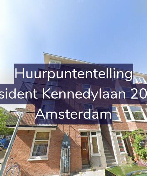 Foto gevel Huurpuntentelling voor President Kennedylaan 206-2, Amsterdam