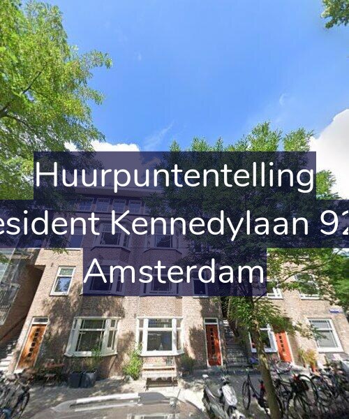 Foto gevel Huurpuntentelling voor President Kennedylaan 92-2, Amsterdam