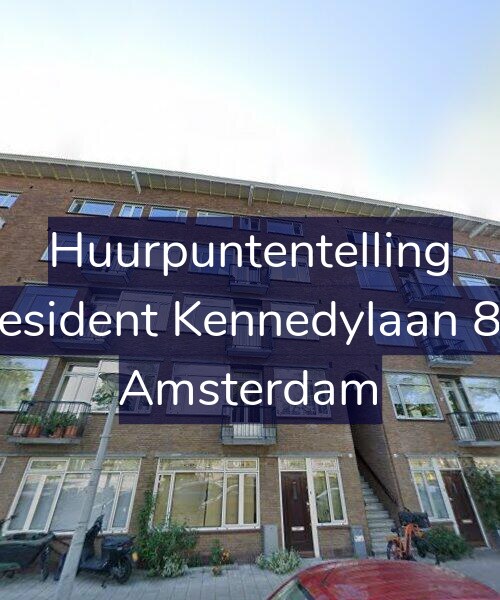 Foto gevel Huurpuntentelling voor President Kennedylaan 8-1, Amsterdam