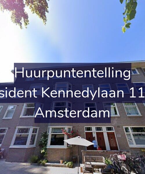 Foto gevel Huurpuntentelling voor President Kennedylaan 112-1, Amsterdam