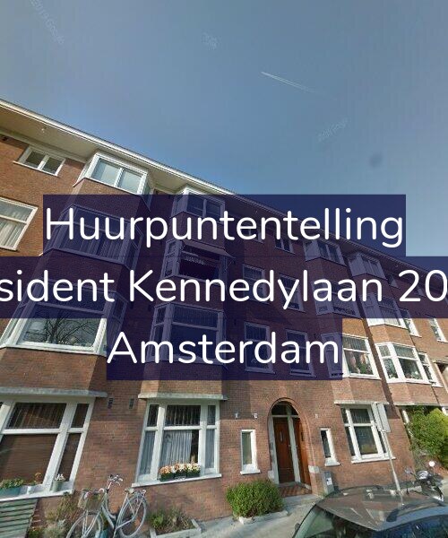 Foto gevel Huurpuntentelling voor President Kennedylaan 200-1, Amsterdam