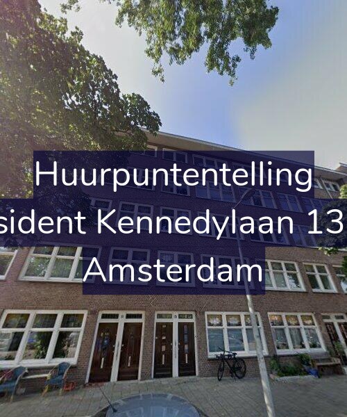 Foto gevel Huurpuntentelling voor President Kennedylaan 136-H, Amsterdam