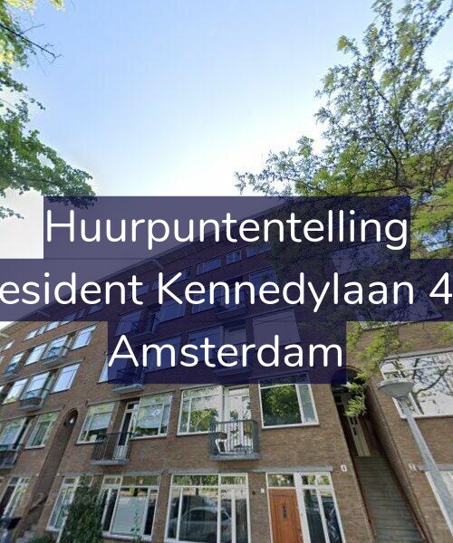 Foto gevel Huurpuntentelling voor President Kennedylaan 4-2, Amsterdam