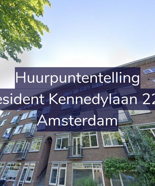 Foto gevel Huurpuntentelling voor President Kennedylaan 22-3, Amsterdam