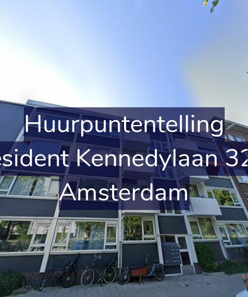 Foto gevel Huurpuntentelling voor President Kennedylaan 32-H, Amsterdam