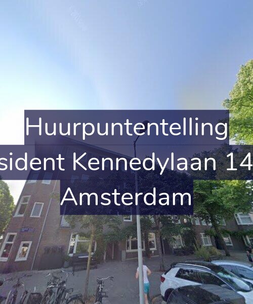 Foto gevel Huurpuntentelling voor President Kennedylaan 148-3, Amsterdam