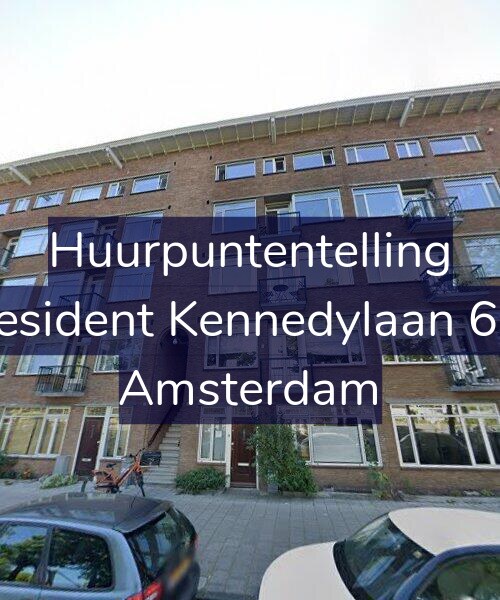 Foto gevel Huurpuntentelling voor President Kennedylaan 6-H, Amsterdam