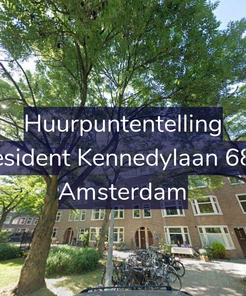 Foto gevel Huurpuntentelling voor President Kennedylaan 68-2, Amsterdam
