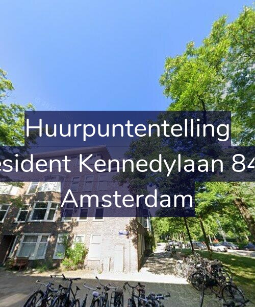 Foto gevel Huurpuntentelling voor President Kennedylaan 84-H, Amsterdam
